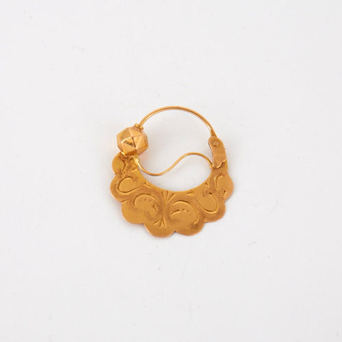 Boucles d'oreilles Paire de créoles Savoyarde 58 Facettes