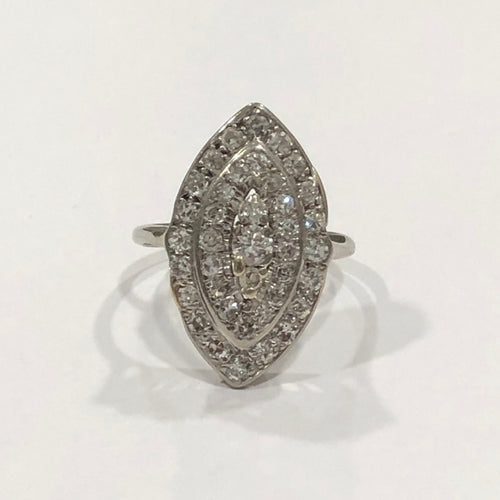 Bague BAGUE MARQUISE DIAMANTS 58 Facettes