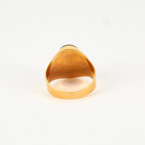 Bague 61 Bague Chevalière Or jaune 58 Facettes