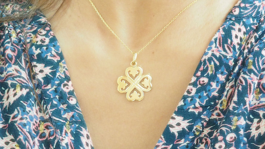 Pendentif OJ PERRIN - Pendentif Coeur Légendes 58 Facettes 32283