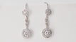 Boucles d'oreilles 23mm Pendants d'oreilles en or blanc et diamants 58 Facettes 31301