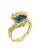 Bague 53 GILBERT ALBERT. Bague or jaune et billes interchangeables 58 Facettes