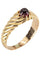 Bague BAGUE JONC GRENAT MODERNE 58 Facettes 044421