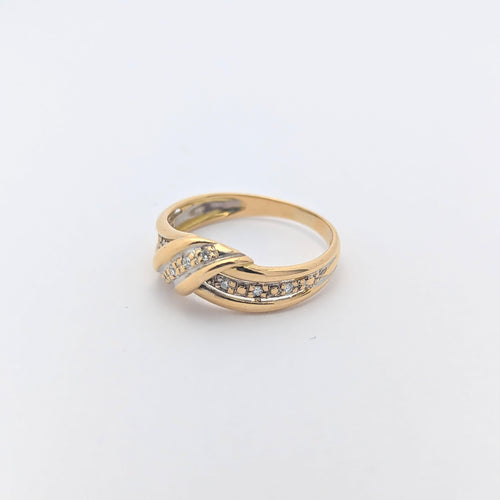 Bague Bague en Or jaune & diamants 58 Facettes 25932