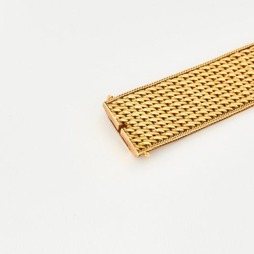 Bracelet Manchette Vintage en Or Jaune 58 Facettes