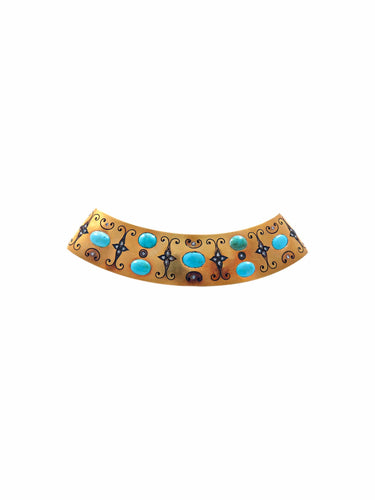 Broche Broche émail et roses de diamant 58 Facettes