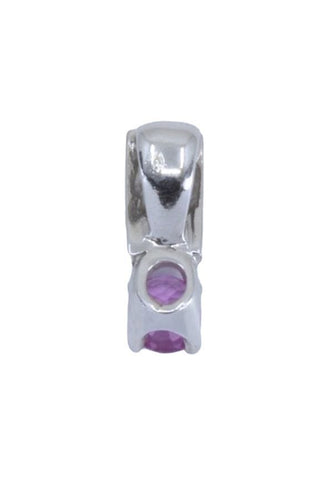 Pendentif PENDENTIF SAPHIR ROSE ET DIAMANTS 58 Facettes 059551
