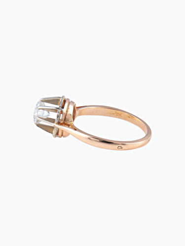 Bague 53 Bague solitaire vintage diamant 58 Facettes