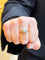 Bague 59 Bague ancienne en or et diamants et perle 58 Facettes