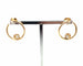 Boucles d'oreilles DINH VAN. Collection Cube Diamants, créoles en or rose 18K et diamants 58 Facettes