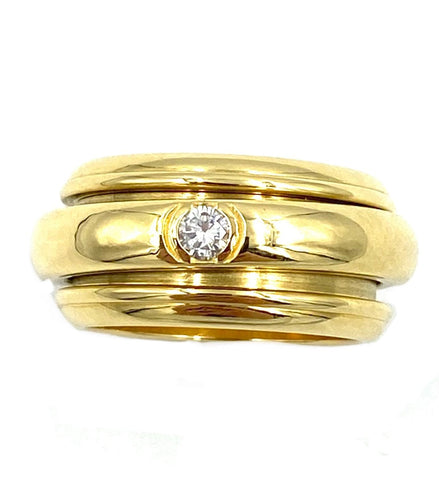 Bague Piaget. Bague or jaune 18K et diamant 58 Facettes