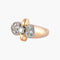 Bague 53 Bague Rétro Noeud 1940 58 Facettes 463