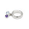 Bague 53 Bague Améthyste et Topaze 58 Facettes 230335R