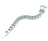 Bracelet HERMÈS. Bracelet vintage boucle sellier argent GM 58 Facettes