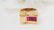 Bague 51 Bague Tank Or Rubis 58 Facettes 31703