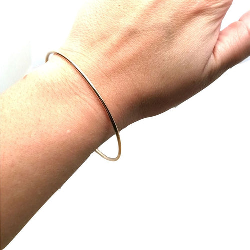 Bracelet Bracelet jonc or jaune 58 Facettes 2722