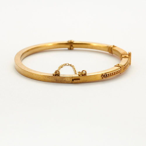 Bracelet Bracelet Jonc Or ciselé 58 Facettes