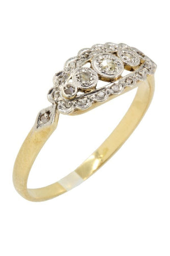 Bague BAGUE DIAMANTS ART-NOUVEAU 58 Facettes 040301