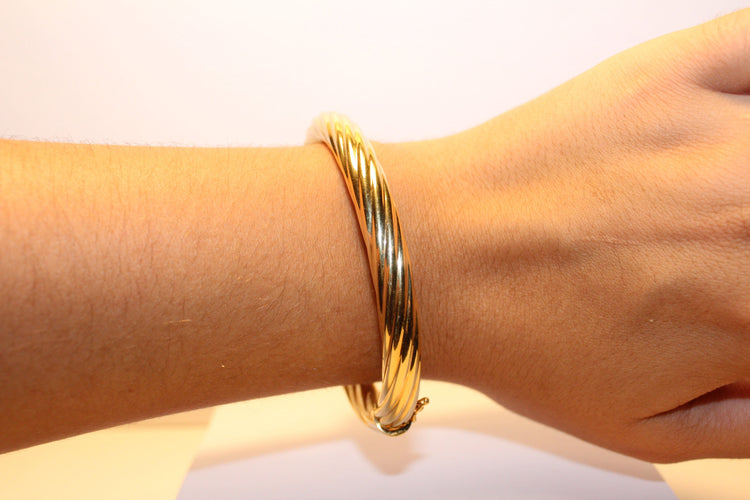 Bracelet Bracelet Torsade Or jaune 58 Facettes 11047A