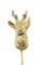 Broche ÉPINGLE ANCIENNE CERF 58 Facettes 068811