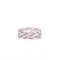 Bague Bague ajourée en or blanc, diamants 58 Facettes