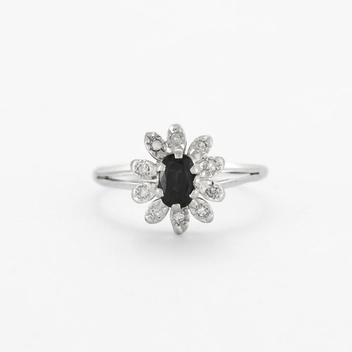 Bague 56 Bague Marguerite Saphir 58 Facettes