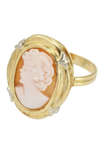 BAGUE ANCIENNE CAMÉE 58 Facettes 054381