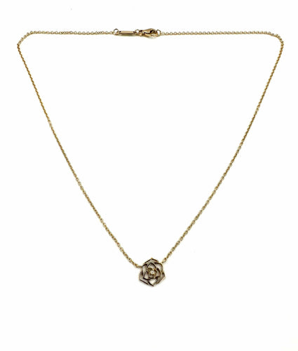 Collier PIAGET. Collier « Rose » or rose et diamant 58 Facettes