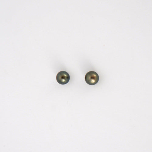 Boucles d'oreilles Puces d'oreilles perles de Tahiti 58 Facettes
