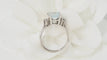 Bague 55 Bague vintage Aigue marine Diamants 58 Facettes 31123
