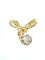 Bague GILBERT ALBERT. Bague or jaune et diamant 58 Facettes