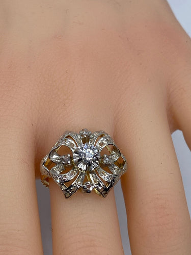 Bague Bague style Napoléon lll , Diamants 58 Facettes