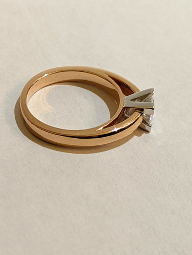 Bague Bague solitaire or diamant 58 Facettes