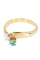 Bague 56 TOI ET MOI ÉMERAUDE ET DIAMANT 58 Facettes 066861
