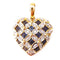 Pendentif Pendentif or jaune diamants et saphirs 58 Facettes RA-475/4