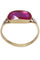 Bague 55 Bague ancienne rubis or jaune 58 Facettes 081841