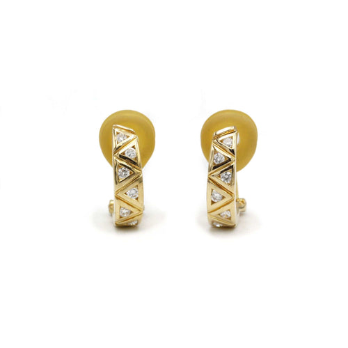 Boucles d'oreilles Boucles d'oreilles or et diamants 58 Facettes 240061R