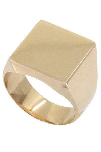 Bague Chevalière Moderne 58 Facettes 047241