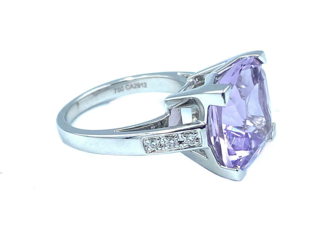 Bague MAUBOUSSIN - Bague «Gueule d’amour », améthyste, diamants 58 Facettes
