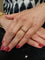 Bague 55 BAGUE JARRTIÈRE ANCIENNE RUBIS 58 Facettes 067611