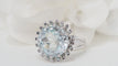 Bague 58 Bague vintage Aigue-marine 58 Facettes 32325