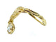 Bague GILBERT ALBERT. Bague or jaune et diamant 58 Facettes