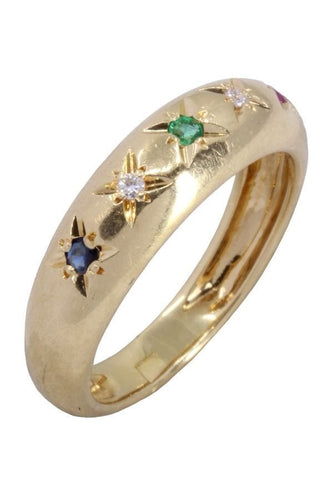 Bague 51 Bague jonc Tutti Frutti 58 Facettes 079381