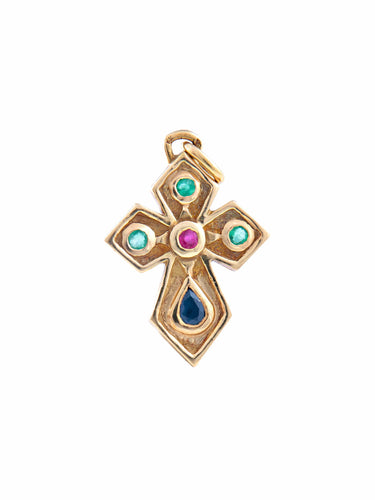 Pendentif Pendentif Croix byzantine 58 Facettes