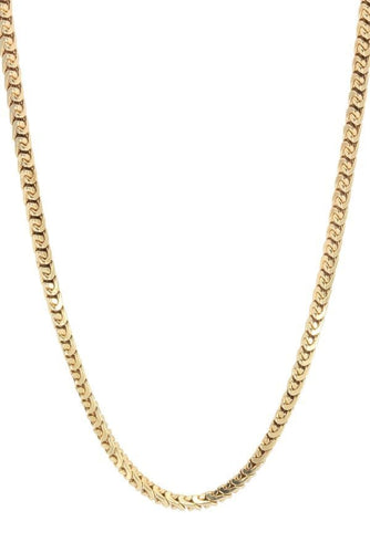 Collier CHAINE MAILLE CARRÉE FANTAISIE 58 Facettes 040621