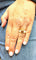Bague Bague en or jaune 18 carats , topaze ovale et nacre blanche 58 Facettes