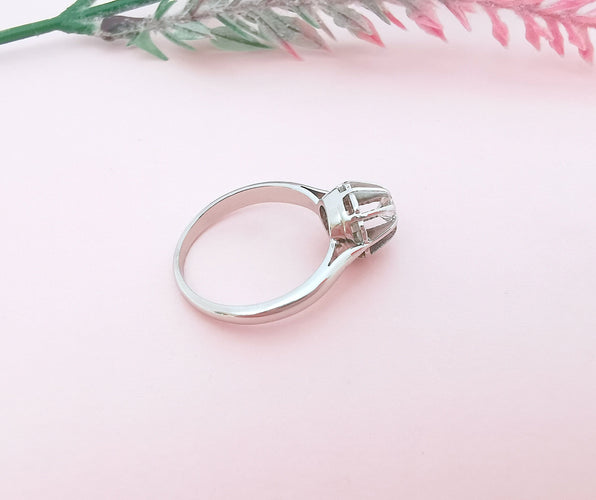 Bague Bague Ancienne solitaire Diamant 0,20ct 58 Facettes AA 1611