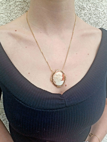 Pendentif Pendentif Broche Camée Coquillage 58 Facettes 3114/1