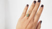 Bague 54 Bague ancienne début XXème en or jaune, émeraudes et diamants 58 Facettes 31726
