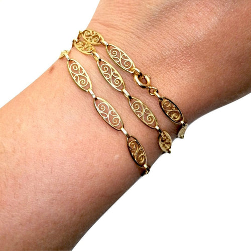 Collier Collier et bracelet vintage 58 Facettes 2551
